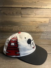 Vintage Mickey Mouse Disney Store Snapback Hat Cap Spell Out Block Letters