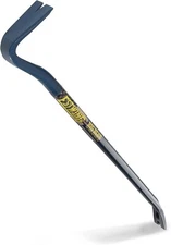 36" Wrecking Bar, Heavy Duty Pry Bar with with Angled Chisel End & Forged Steel