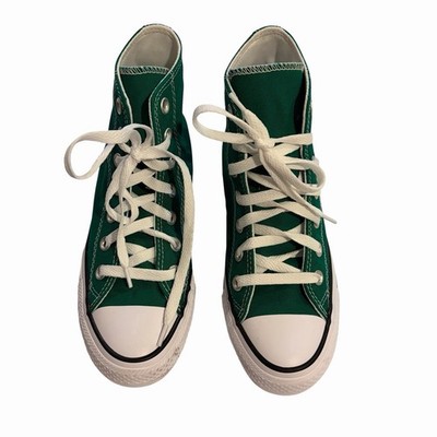 Converse women's green high top sneakers size 6