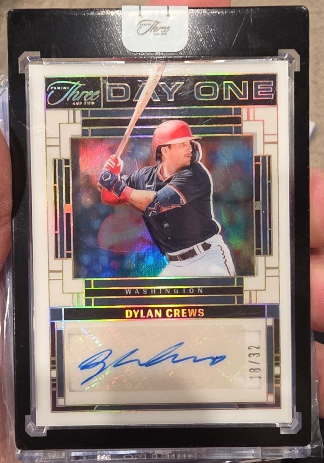 2024 Panini Three and Two Dylan Crews Day One Autographs /32 #DOA-DC Raw