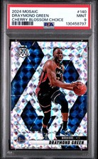 2024 PANINI MOSAIC CHERRY BLOSSOM CHOICE #140 DRAYMOND GREEN 5/20 PSA 9