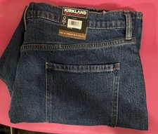 KIRKLAND Women's NWT High-Rise Straight Jeans Blue Jeans Size: 18
