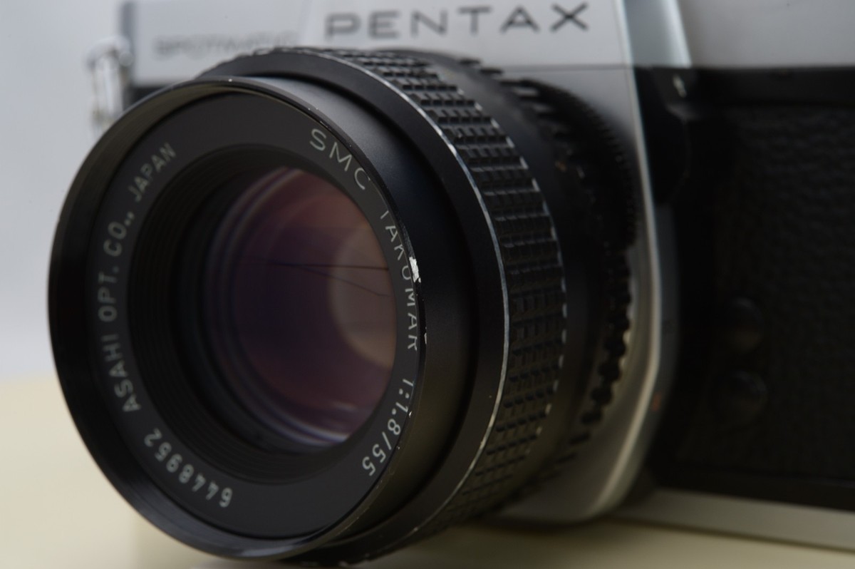EXC+5] ASAHI PENTAX SPOTMATIC F SPF Film Camera SLR SMC TAKUMAR