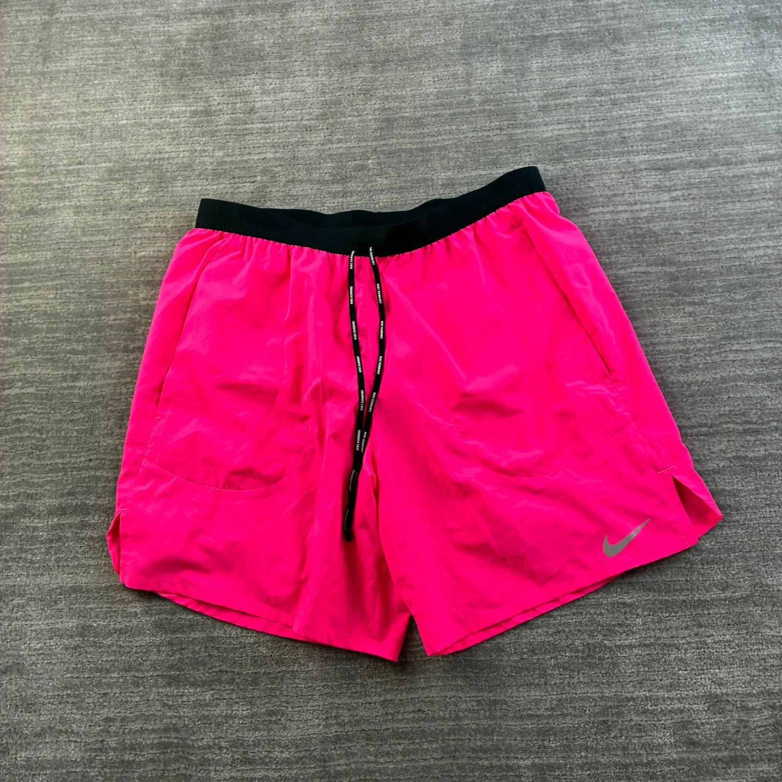 Nike Shorts Mens Large Pink Flex Stride 7" Running Lined 2 in 1 Gym DriFit