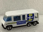 Hot Wheels Vintage Made In France White GMC Motorhome Airport Trans   Rare Item