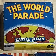 Vintage CASTLE FILMS 16MM Movie World Parade GRAND CANYON 238 in Original Box