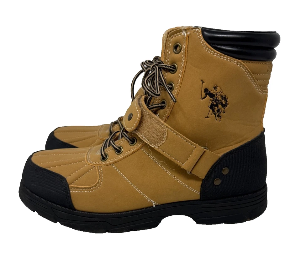 Botas de lluvia altas Connor con cordones de la Asociación de Polo de Estados Unidos - para hombre talla: 9M #033261 Foto 4 de 4