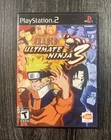 Naruto Ultimate Ninja 3 PlayStation 2 PS2 Game CIB w/ Manual
