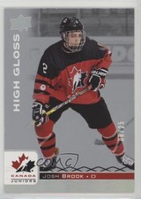 2017 Upper Deck Team Canada Juniors High Gloss 8/25 Josh Brook #46 0y85