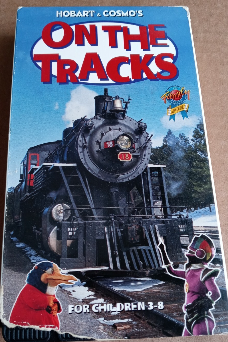 HOBART & COSMO'S - ON THE TRACKS VHS VIDEO, STEAM LOCOMOTIVES TO