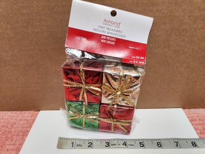 Ashland Christmas Tiny Treasures ''Mini Presents'' Christmas Gifts NEW