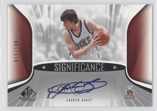2006-07 SP Game Used Edition SIGnificance 11/100 Andrew Bogut #SA-AB Auto 1u6