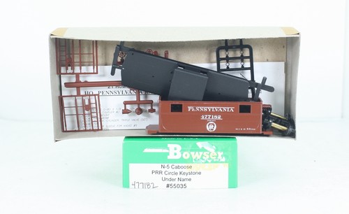 HO Bowser #55035 Pennsylvania Railroad N-5 Caboose PRR Circle Keystone #477182 | Zustand: New
