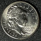 Emerging Liberty Dime 1776-2026 P, with DIE CRACK UNDER BUST ERROR
