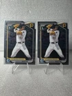 2024 Bowman Draft Konnor Griffin Chrome 1st Prospect #BDC-22 Pirates (2) Cards