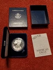 2001 W American Silver Eagle Proof 1 oz .999 OGP Box COA