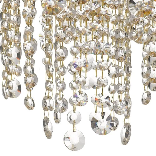 Crystorama Winham 16" Wide Antique Gold Ceiling Light - Picture 8 of 8