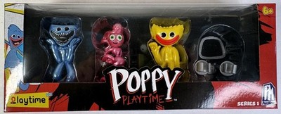 Poppy Playtime Series 1 Minifigure 4-Pack Huggy Wuggy Mommy Long Legs Boogie Bot
