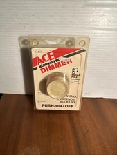 Vintage NEW Ace Hardware Dimmer Light Switch In Package NOS 600 watt #31770