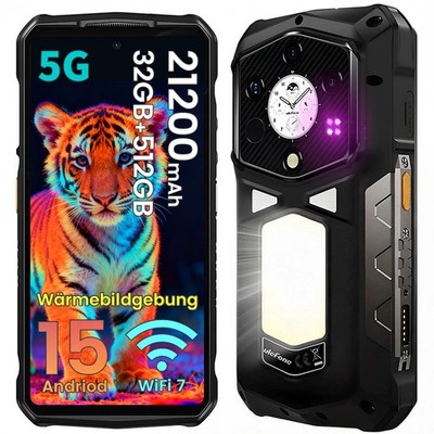 Ulefone Armor 29 Pro 5G  Outdoor Smartphone Android 15 Handy 21200mAh 512GB NFC