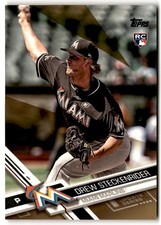 Drew Steckenrider 2017 Topps Gold Rookie /2017 #US29 Miami Marlins