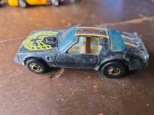 Vintage 1977 Hot Wheels Hot Bird Pontiac Firebird Trans Am Black Walls Hong Kong
