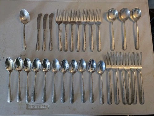 31 PC  Sterling Silver Towle candlelight Flatware Set  33.62 ozt