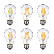 Vintage Edison LED Bulb, Dimmable 6W A19 Antique LED Bulb, 60 Watt Equivalent...