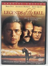 Legends Of The Fall DVD Special Edition Widescreen Brad Pitt Anthony Hopkins
