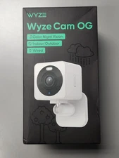 CAMERA Wyze Cam OG Security Wired Indoor Outdoor Color Night Vision NEW FREE S&H