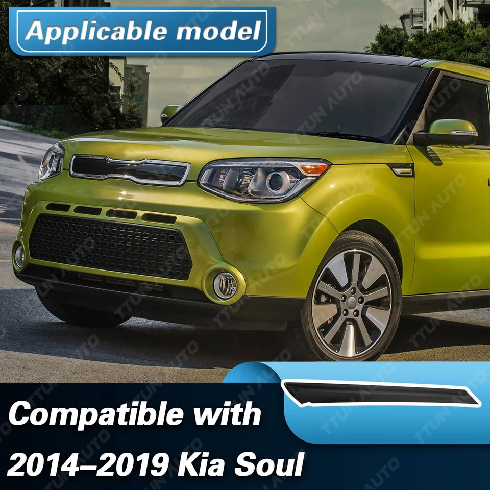 For Kia Soul 2014-2019 Windshield Pillar Trim Exterior Molding Garnish Driver - Изображение 3 из 4