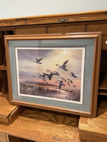 John C. Green "Mixed Bag Over Lake Thompson" Framed Signed Numbered Print