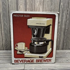 NEW Proctor Silex A415AL 10 Cup Beverage Brewer Drip Vintage Coffee Maker
