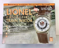 Lionel Train Watch in original box w/Case, Collectable, Instr., Certificate
