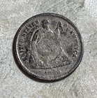 1860-O SEATED LIBERTY HALF DIME