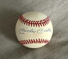 Mickey Mantle HOF Signed Autographed American League Baseball Ball - No COA