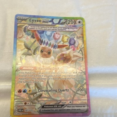 Pokémon TCG Eevee ex 167/131 SV Prismatic Evolutions SIR Holo EN 200 KP