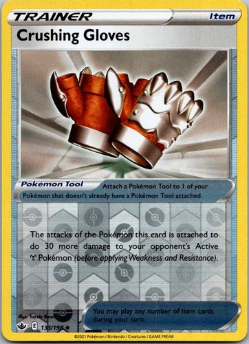 Crushing Gloves 133/198 Chilling Reign Reverse Holo