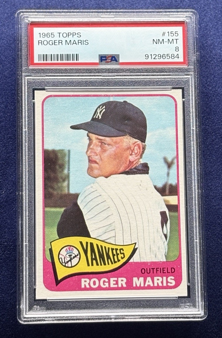1965 Topps Roger Maris #155 PSA 8 Yankees