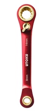 - 4 in 1 ratchet wrench Red glod