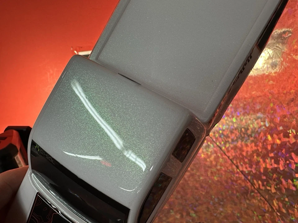 Axial SCX24 Body YOTA Base Camp AXI-1535 Factory Painted Pearl White Decals 1/24 - Image 4 of 4