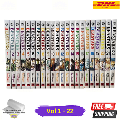 【計45冊】BEASTARS モテるマンガ 他 マンガまとめ売り セット Beastars Volume 1-22 Manga English Version FULL SET Comic Book NEW