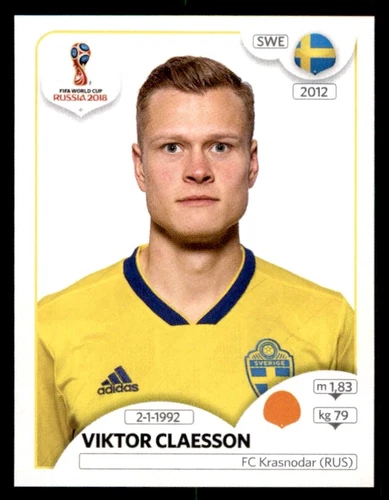 Panini World Cup 2018 - Viktor Claesson Sweden No. 485