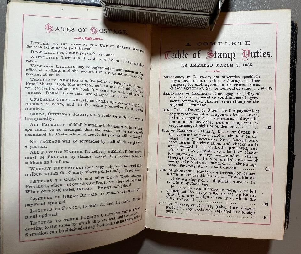 1876 Pocket Diary New Carlisle Ohio eBay