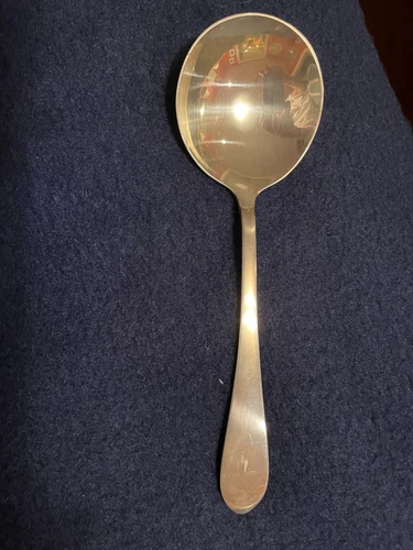 Reed & Barton Dominick Haff Pointed Antique Sterling Silver Cream Soup Spoon