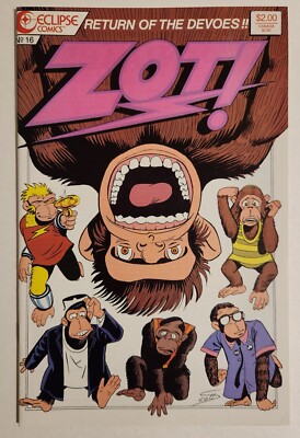 ZOT! #16 (1987, Eclipse) VF Scott McCloud B&W