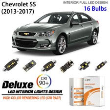 Led Interior Light Kit For Chevrolet Ss 2013-2017 White Dome Light Bulbs Upgrade
