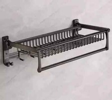 French Rack Luggage Train Foldable Wall Mounted Rack vintage luxury