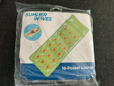 SUMMER WAVES Luftmatratze 18-Pocket Lounge au...