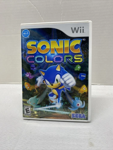 SONIC COLORS Nintendo Wii (2006) Complete -CIB - Tested